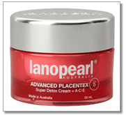 Lanopearl ADVANCED PLACENTEX Super Detox Cream + A C E