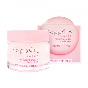 Nature Republic Sapporo water moisture cream for dry skin 