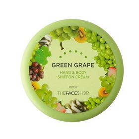 The Face Shop Green Grape Hand & Body Shiffon Cream (3,300w)
